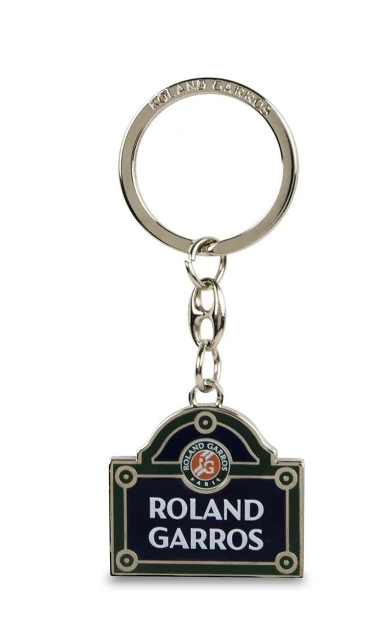Roland Garros Street Plate Keychain