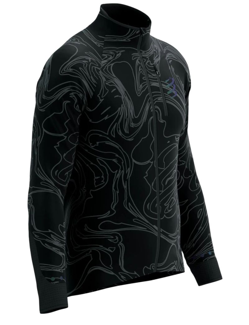 Compressport Hurricane Windproof - black/aurora 
