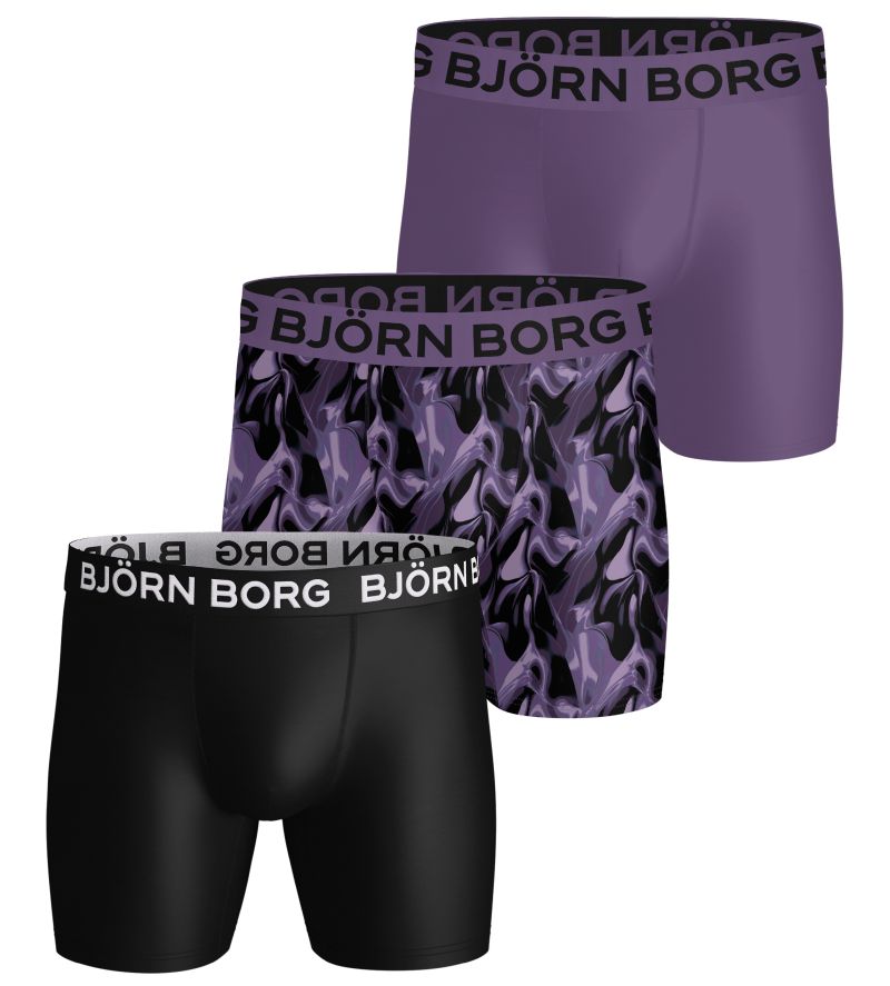 Björn Borg Sports Microfiber 3P - multicolor Björn Borg Sports Microfiber 3P - multicolor