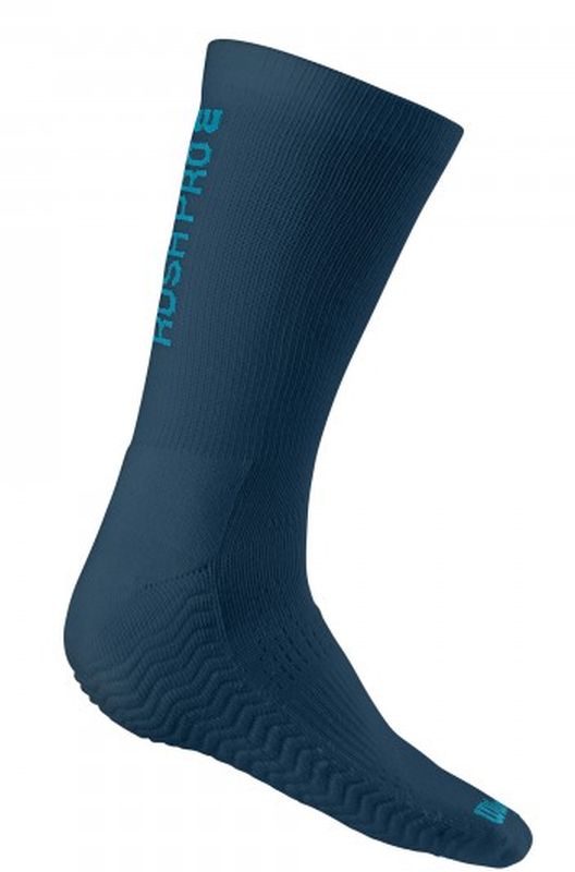 Wilson Men's Rush Pro Crew Sock 1P - majolica blue/barrier reef