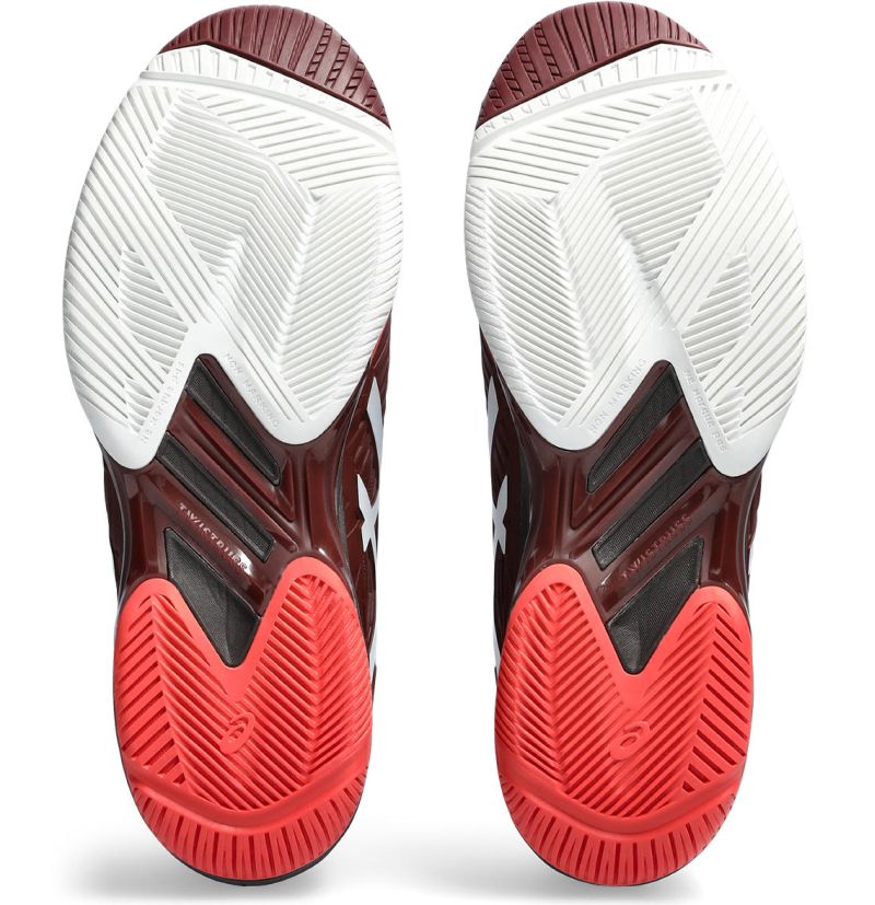 Men's shoes Asics Solution Speed FF antique red/white