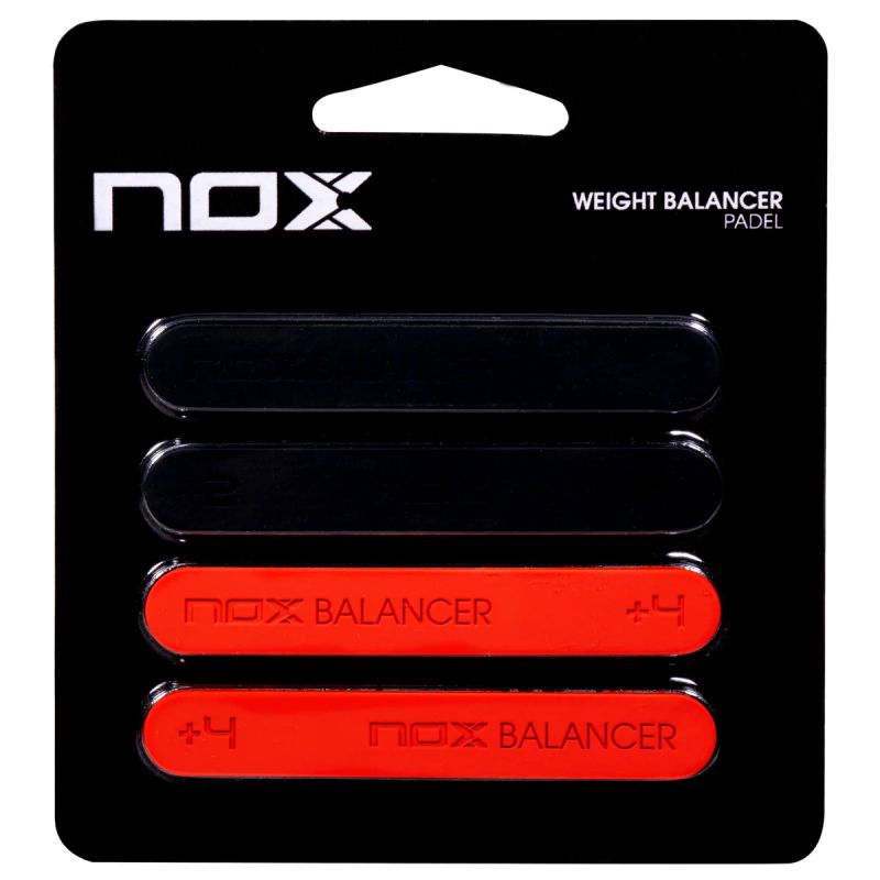 NOX Weight Balancer Blister Padel - black/red NOX Weight Balancer Blister Padel - black/red