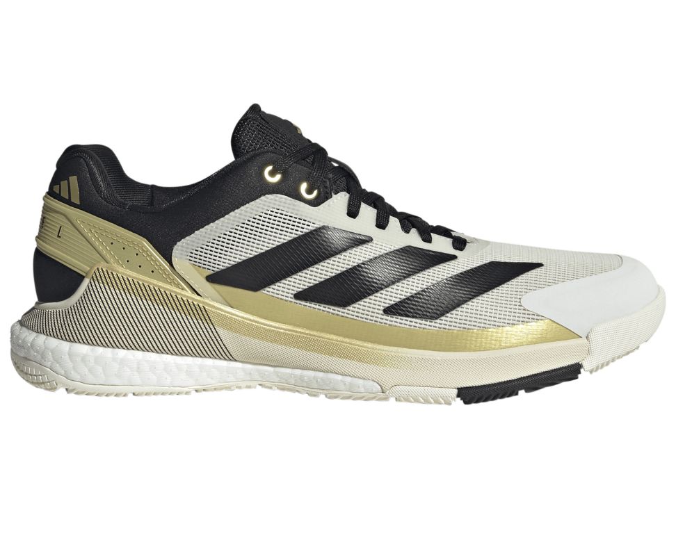 Adidas Crazyquick Boost Padel - white/core black/gold metallic Adidas Crazyquick Boost Padel - white/core black/gold metallic