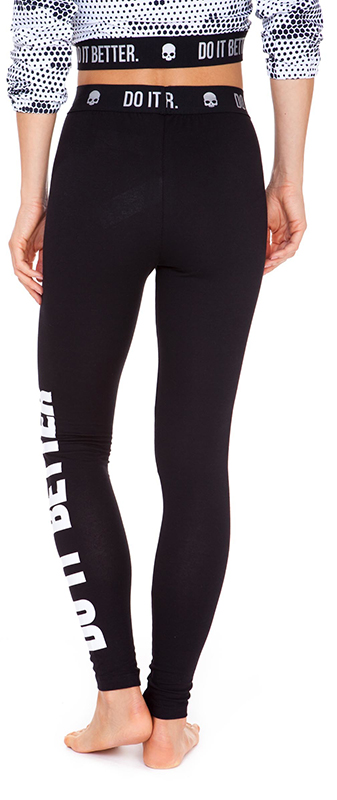 Hydrogen Do It Better Leggings - black