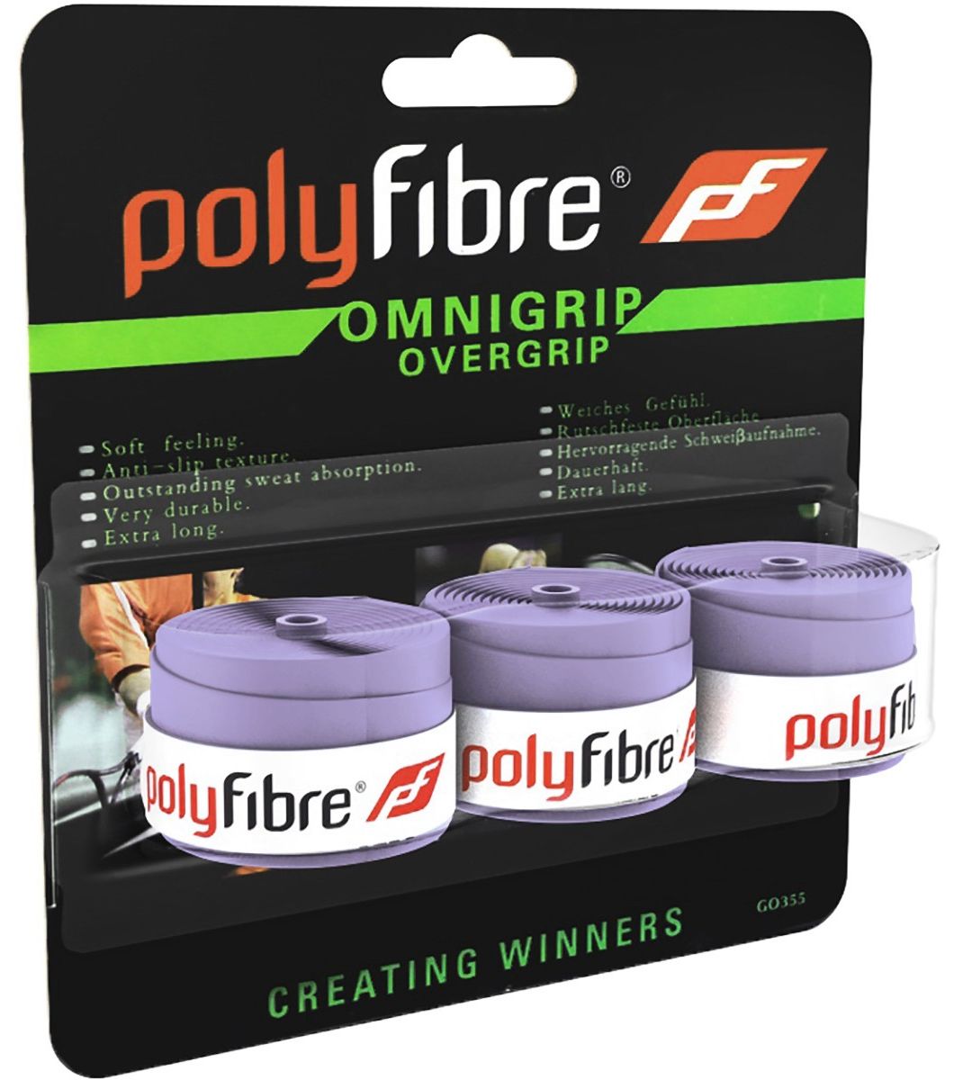 Polyfibre Omnigrip Overgrip 3P - light blue