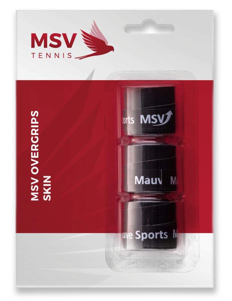 MSV Skin Overgrip 3P - black MSV Skin Overgrip 3P - black