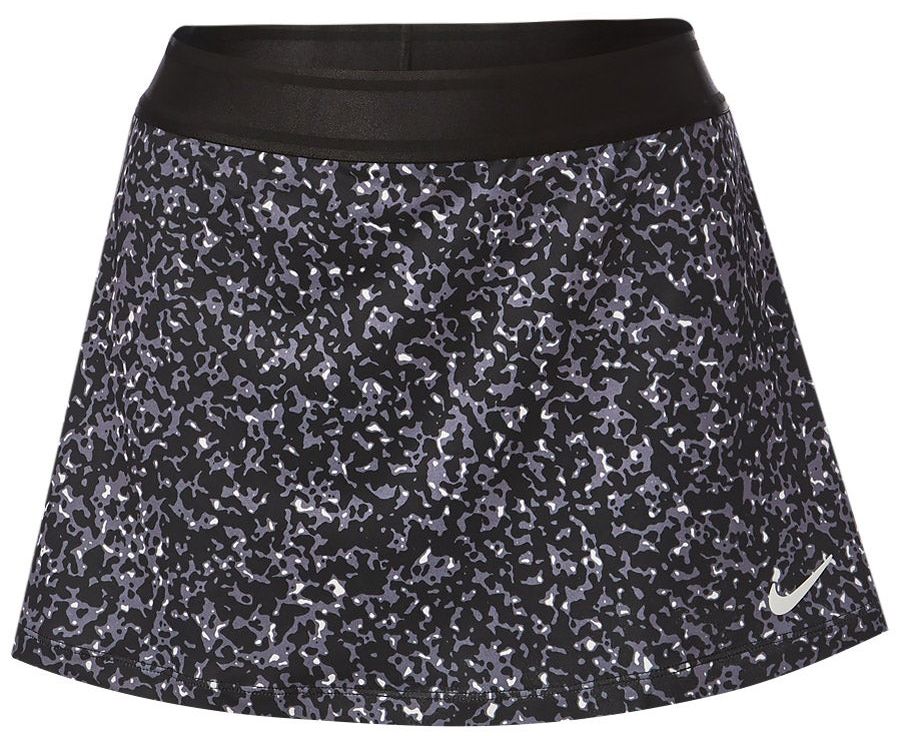 Nike Court Dry Skirt STR PR - black/white