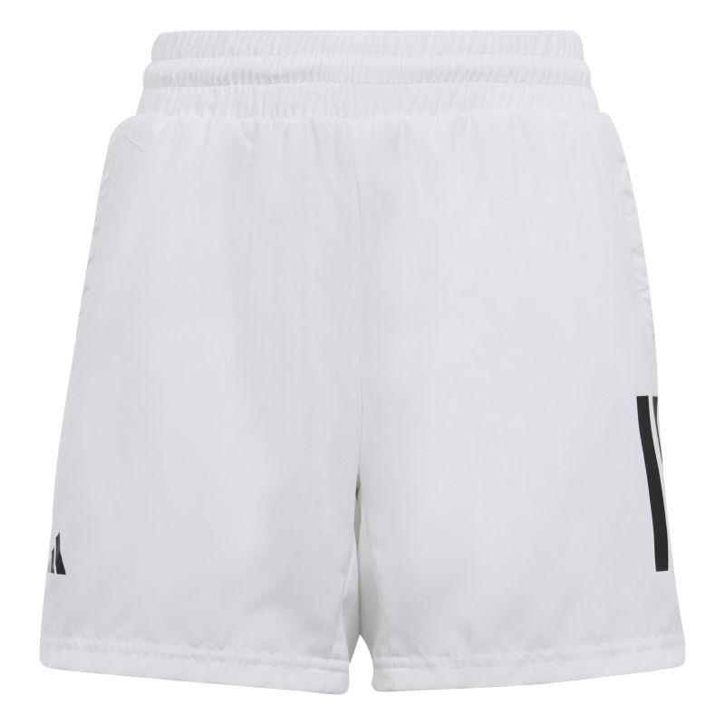 Adidas Boys Club Tennis 3-Stripes Shorts - white