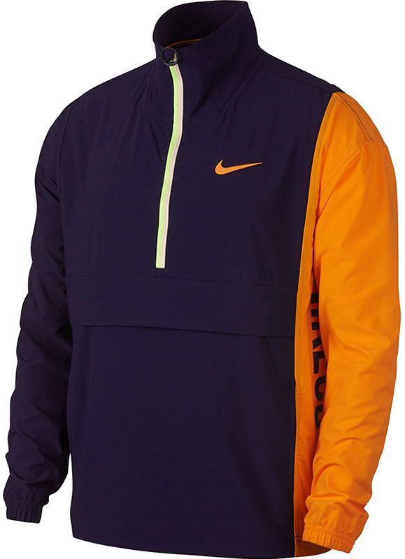 Nike Court Stadium Jacket - blackened blue/orange peel