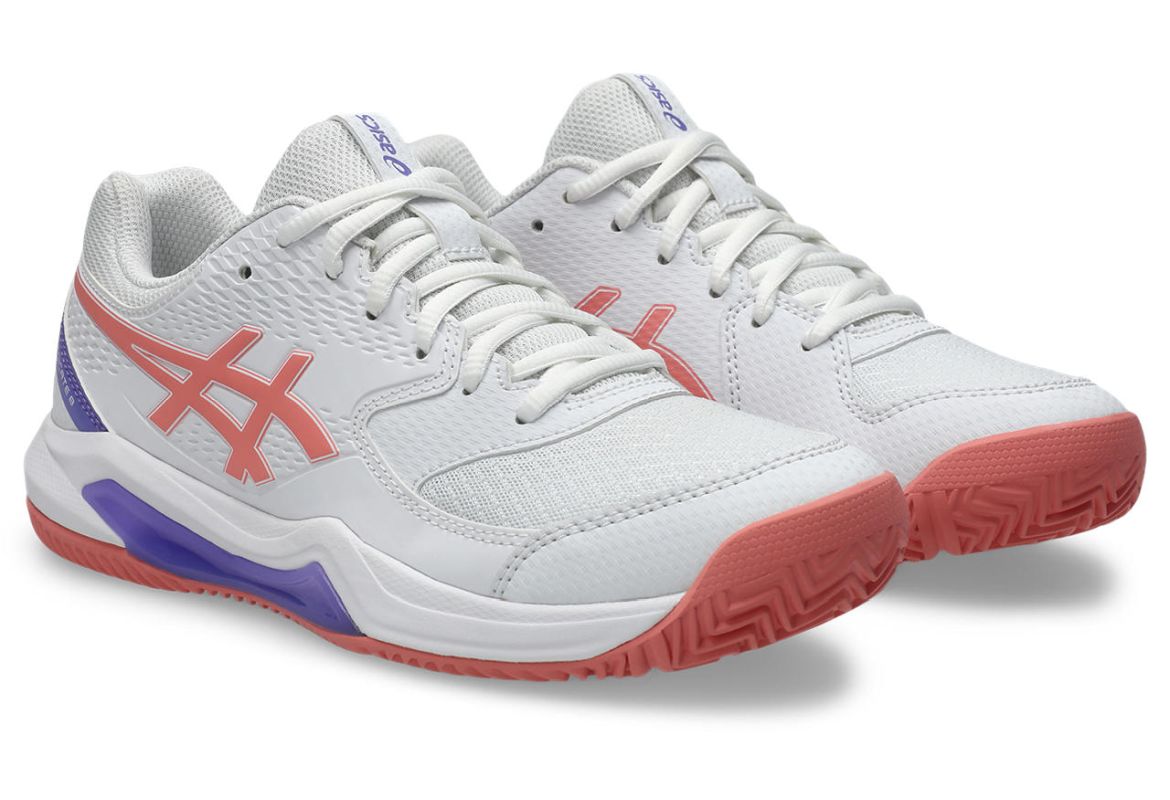 Asics Gel-Dedicate 8 Padel - white/guava