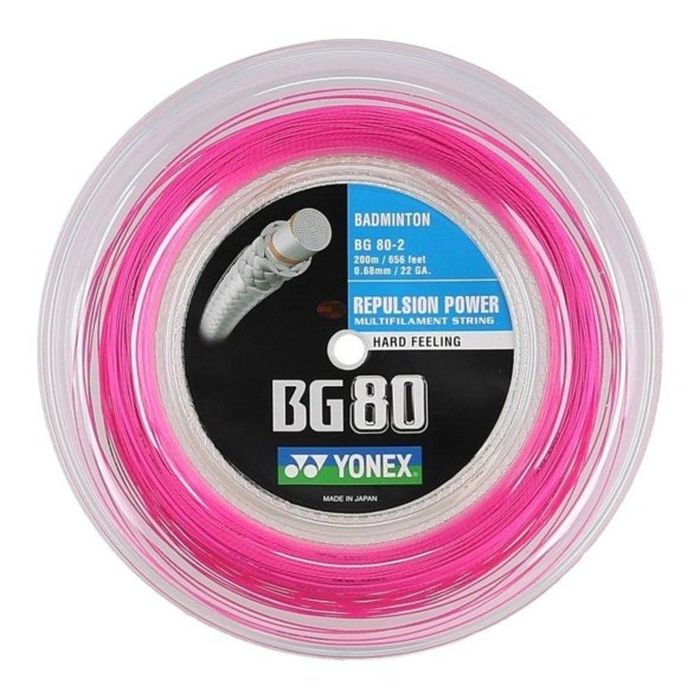 Yonex BG 80 (200 m) - neon pink