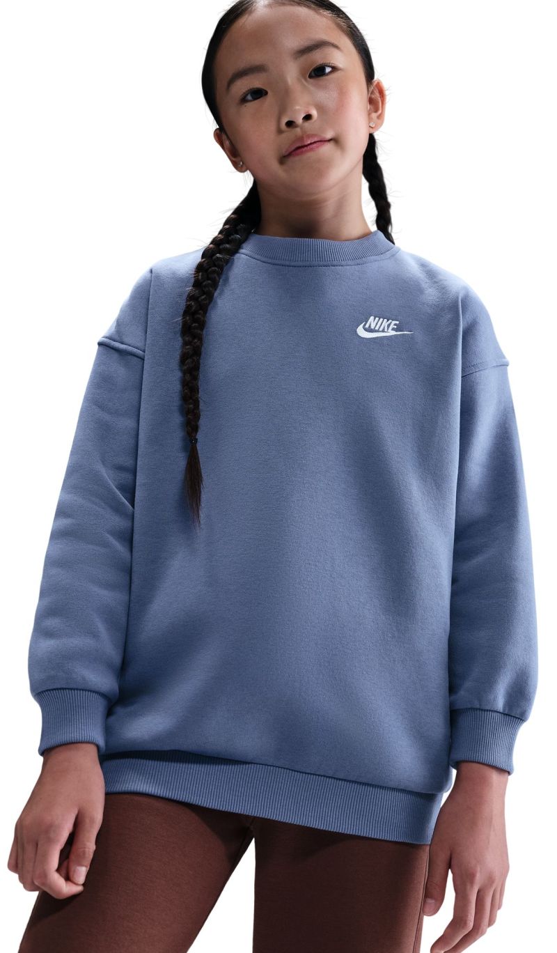 Nike Kids Sportswear Club Fleece Oversized - world indigo/white 