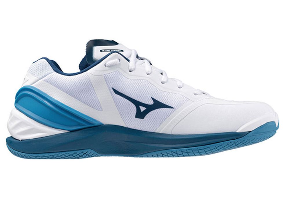 Mizuno Wave Stealth Neo - white/sailor blue/silver
