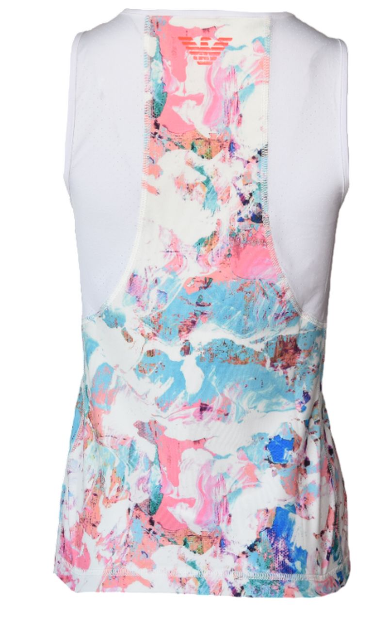 EA7 Tennis Jersey In Ventus7 - fancy white2