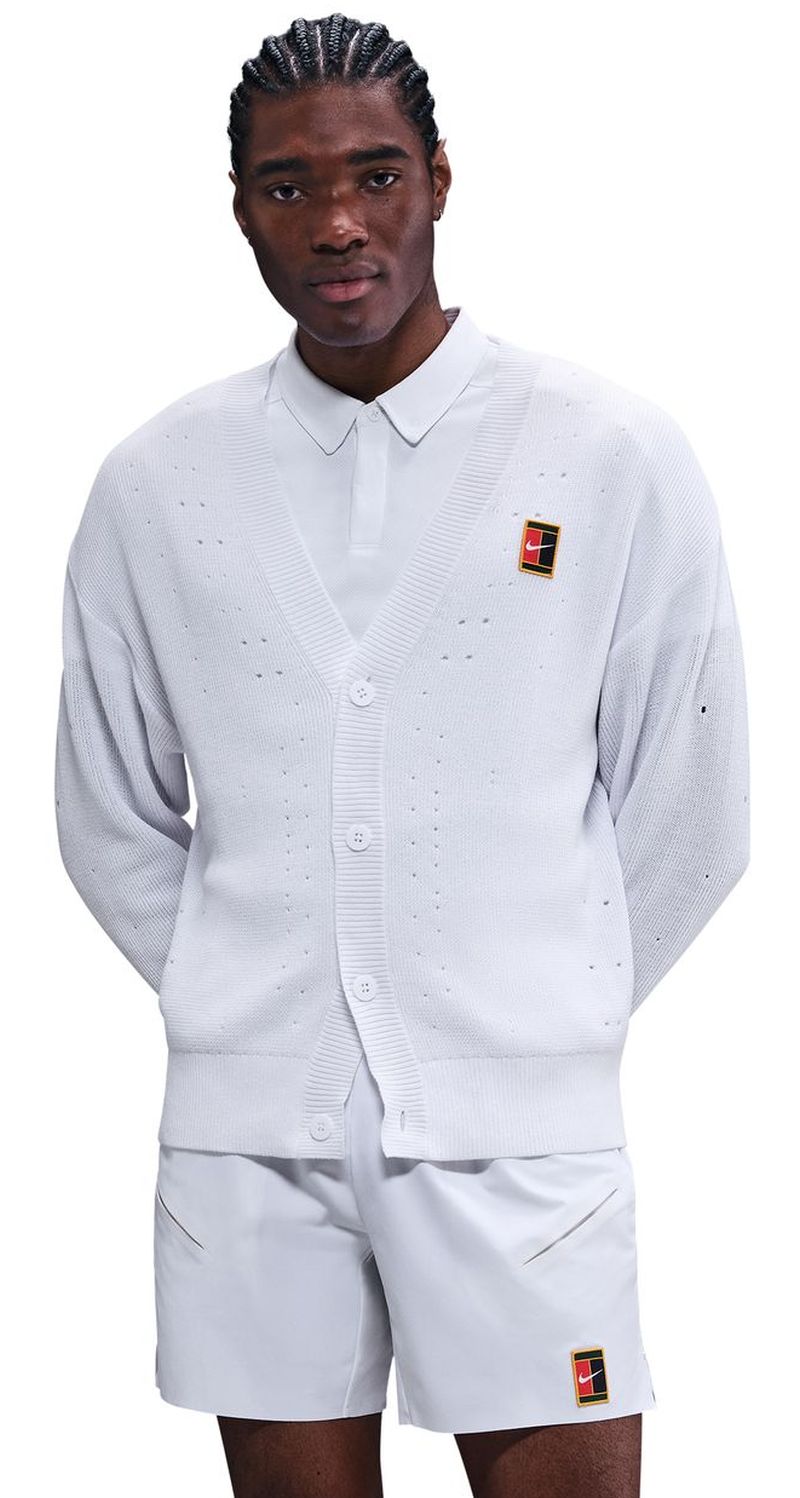 Nike Court Slam Tennis Cardigan - white 