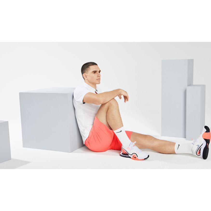 Nike Court Tech Challenge 20 - white/wolf grey/hot lava/black