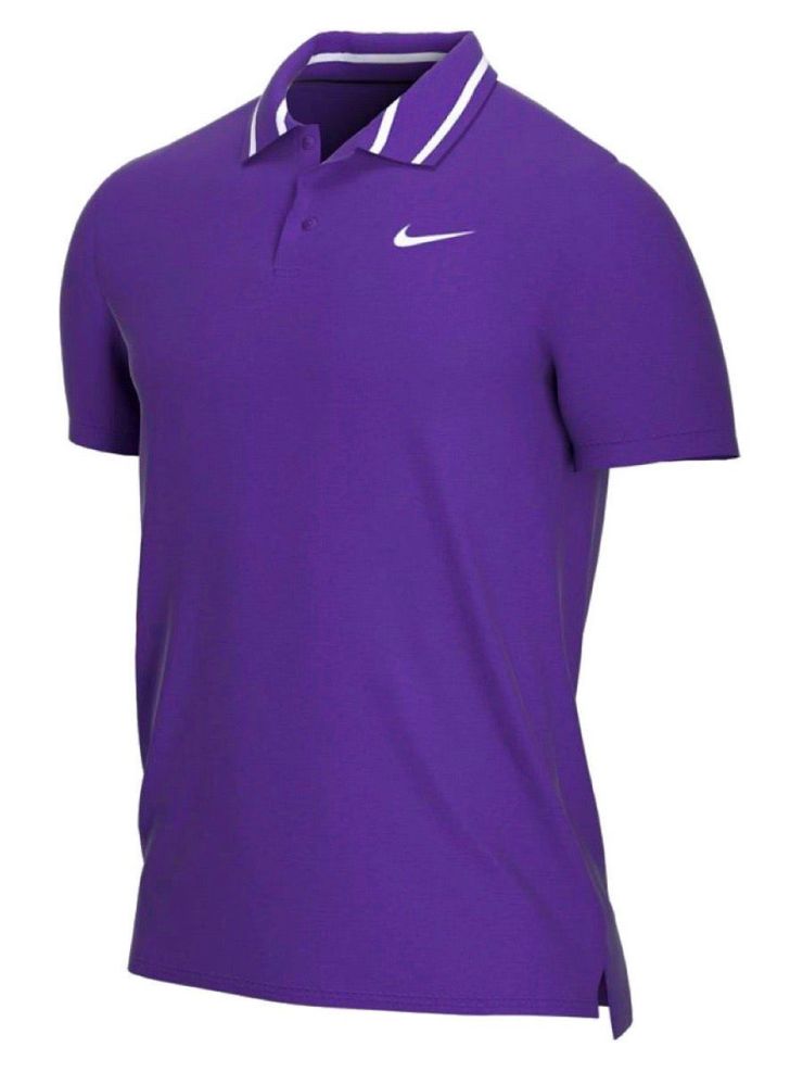 Nike Court Dri-Fit Victory Polo PQ M - court purple/white