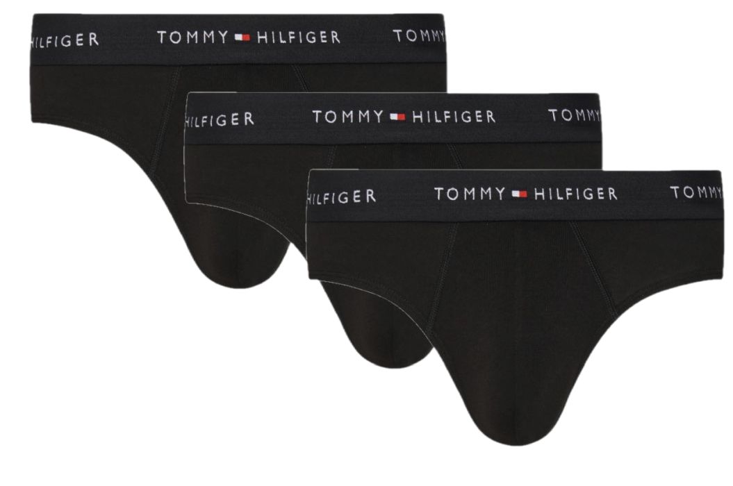 Tommy Hilfiger Signature Cotton Essentials Brief 3P - black/black/black Tommy Hilfiger Signature Cotton Essentials Brief 3P - black/black/black