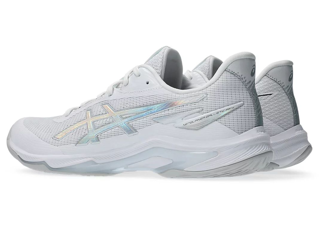 Asics Netburner Ballistic FF 4 - white/pure silver Asics Netburner Ballistic FF 4 - white/pure silver