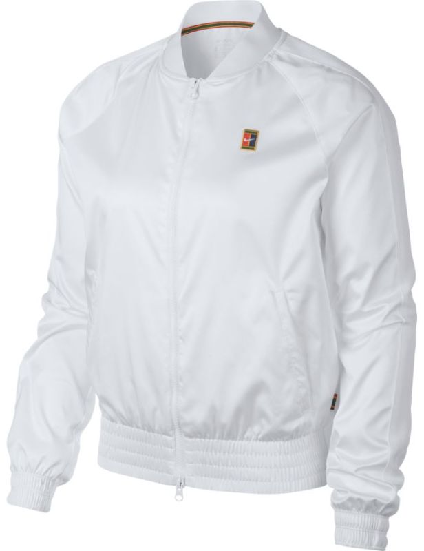 Bluza Tenisowa Nike Court Stadium Jacket white/white/gold leaf