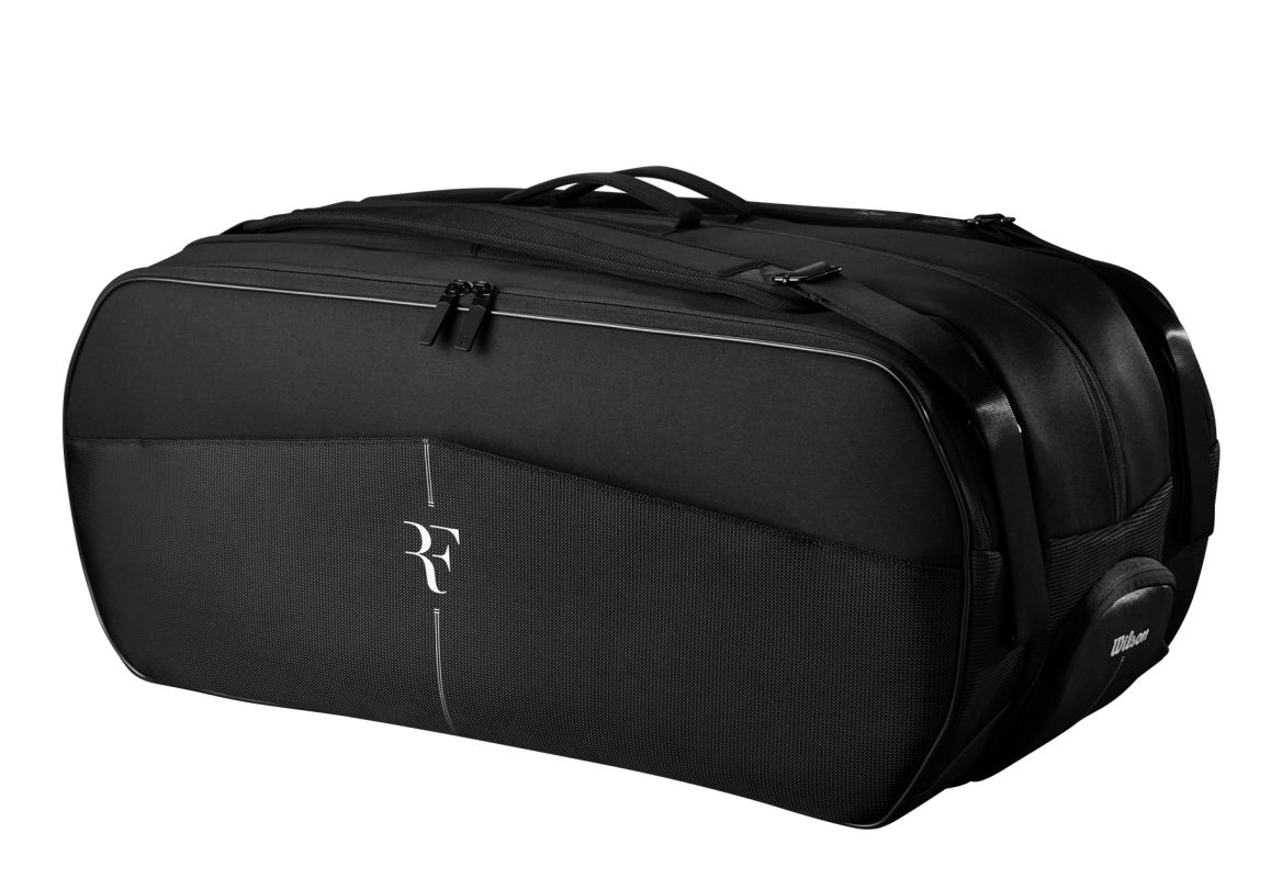 WR8032701_1_RF_Collection_Tournament_Bag_15PK_Black Wilson RF Tournament Racquet Bag 15PK