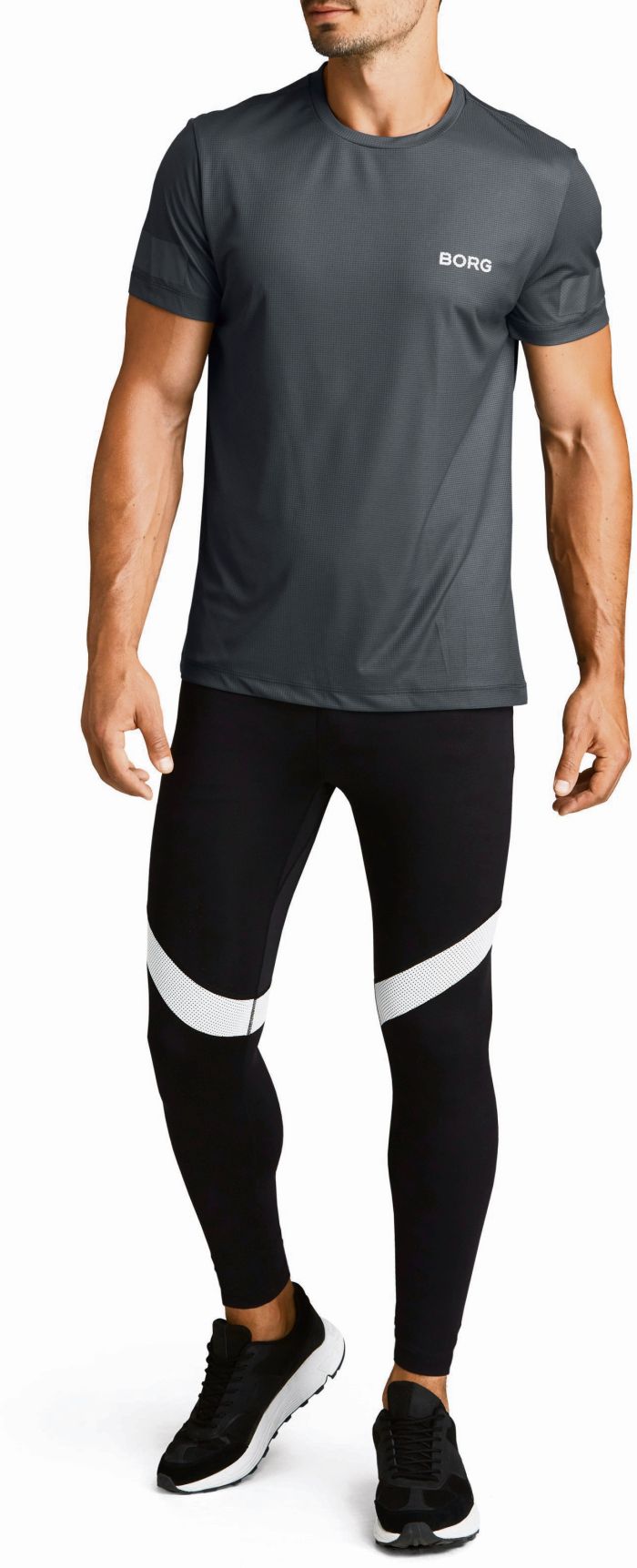 Björn Borg Training Tee M - grey shade