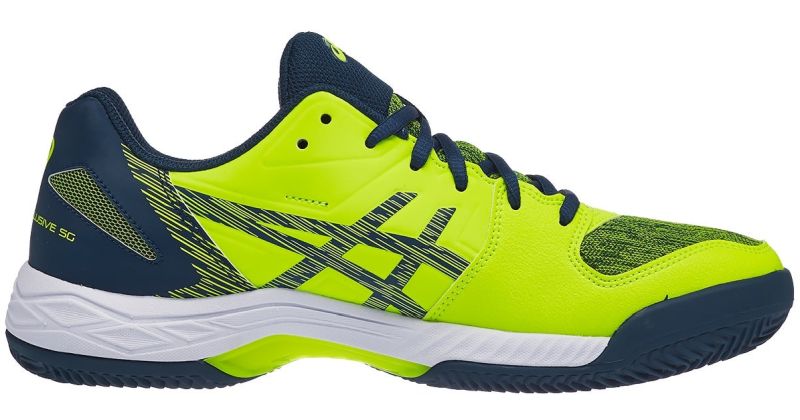 Asics Gel-Padel Exclusive 5 SG - safety yellow/mako blue