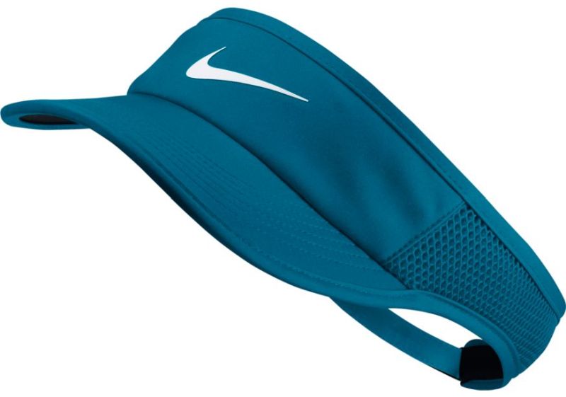 Nike Aerobill Feather Light Visor - neo turquoise/black/white