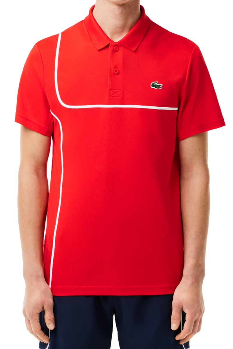 Lacoste Sport Tennis Piped Technical Piqué Polo