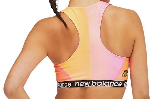 New Balance Top Achiever Printed Crop - orange