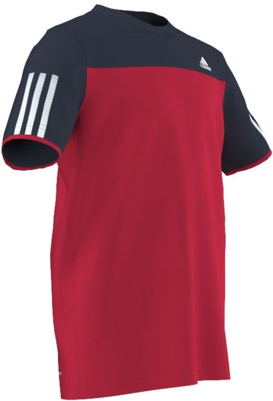 adidas-club-tee-ray-red-collegiate-navy-4 Adidas Club Tee - ray red/collegiate navy