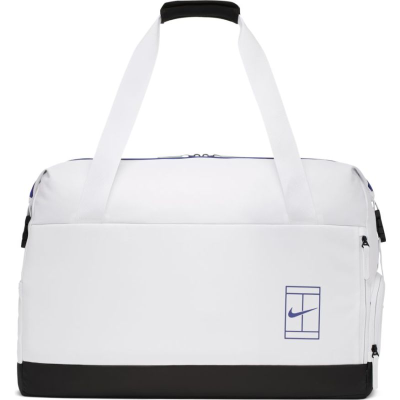 Nike Court Advantage Duffel Bag - white/black/rush violet