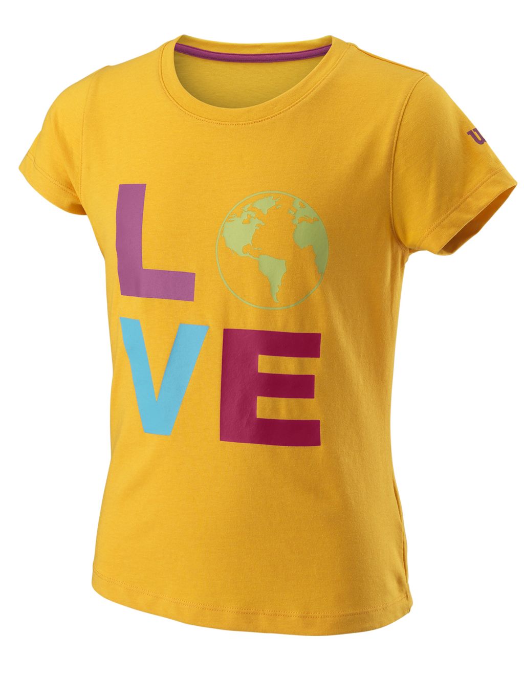 Wilson Love Earth Tech Tee - saffron