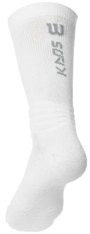 Wilson Kaos Crew Sock 1P - white/grey