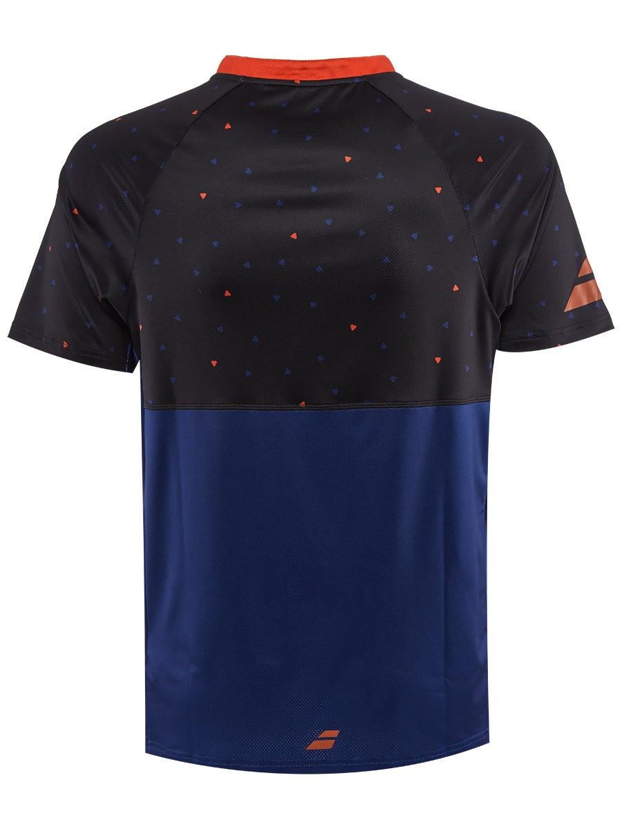 babolat-exercise-big-babolat-tee-black-estate-blue-2 Babolat Exercise Big Babolat Tee - black/estate blue