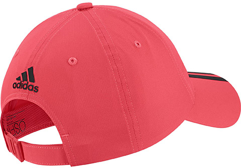 Adidas Climalite 3S Hat - shock red/black/black