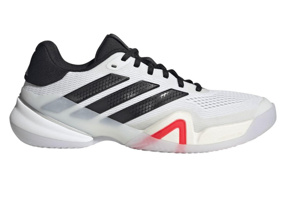 Męskie buty do padla Adidas Barricade 14 M Clay - footwear white/core black/lucid red