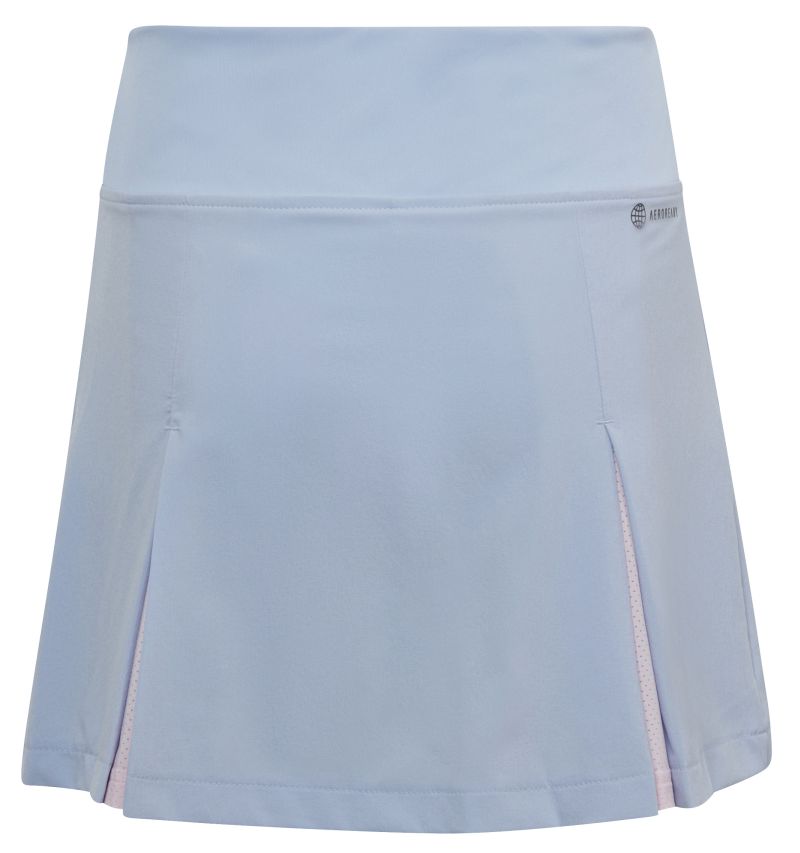 HS0544_2_APPAREL_Photography_Back-Center-View_white Adidas Club Tennis Pleated Skirt - blue dawn