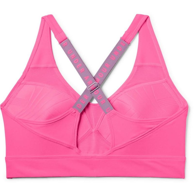 Under Armour Vanish Mid Bra - mojo pink/purple prime