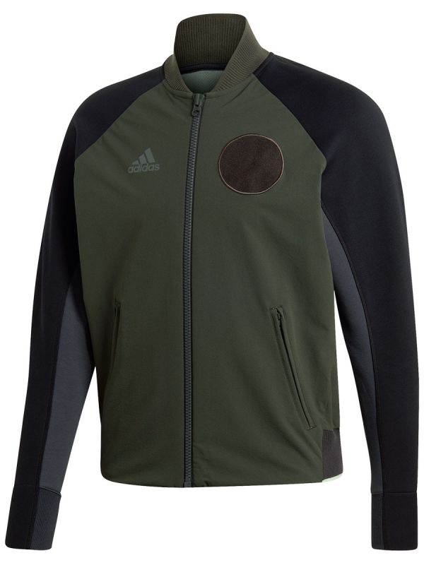 Adidas New York Mens V.City Jacket - legend earth