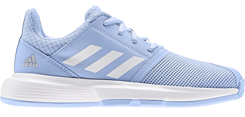 Adidas CourtJam xJ - glow blue/white/silver metallic