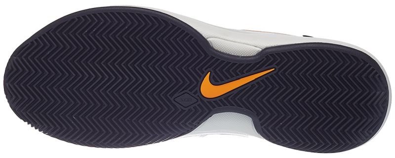 Nike Air Zoom Prestige Clay JR - white/orange peel