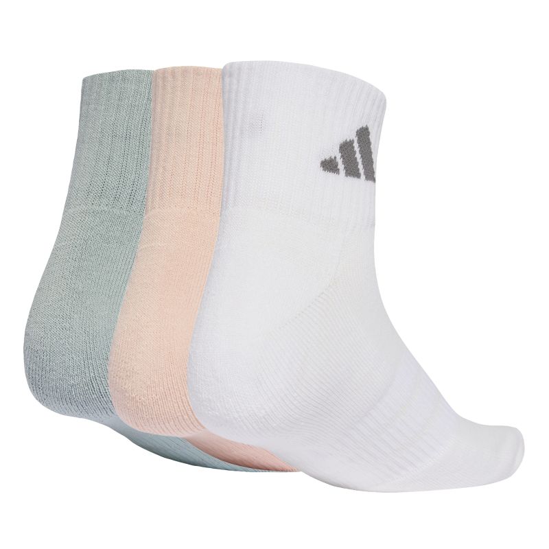 Adidas Cushioned Essential Ankle 3P - blue/white/pink