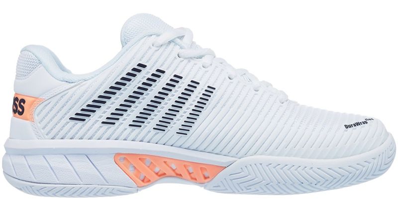 K-Swiss Hypercourt Express 2 W - white/peach nectar/graystone