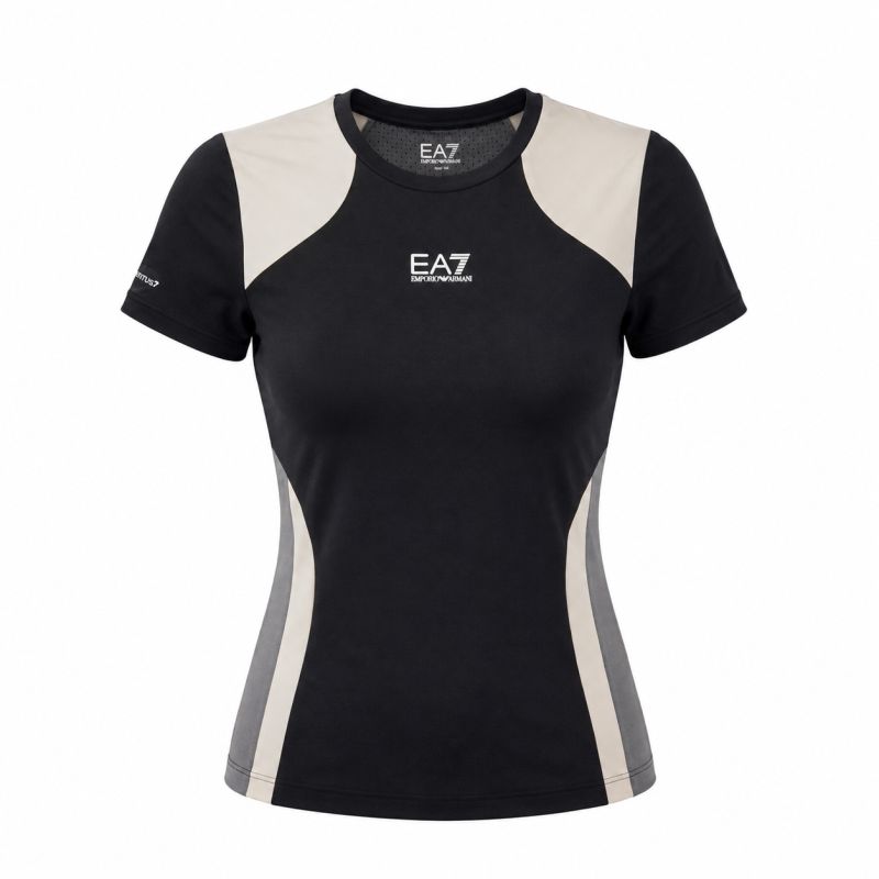 EA7 Woman Jersey - black/butter/asphalt