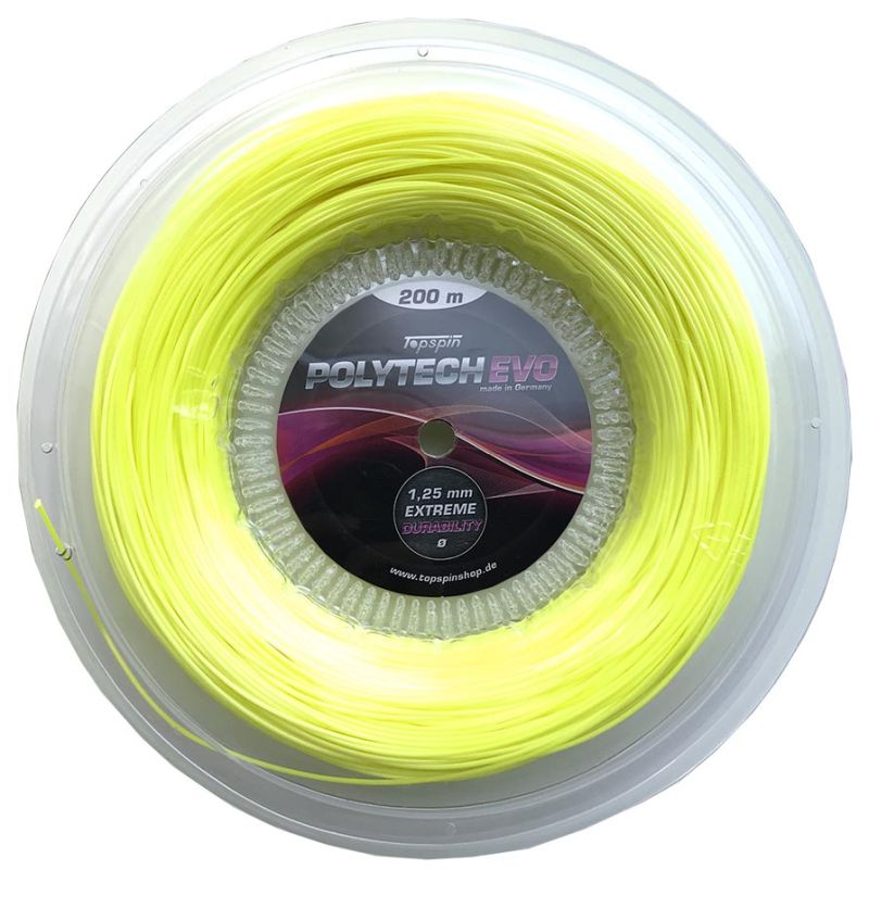 TopspinPolyTechEvo200Yellow2 Topspin Poly Tech Evo (200m) - neon yellow