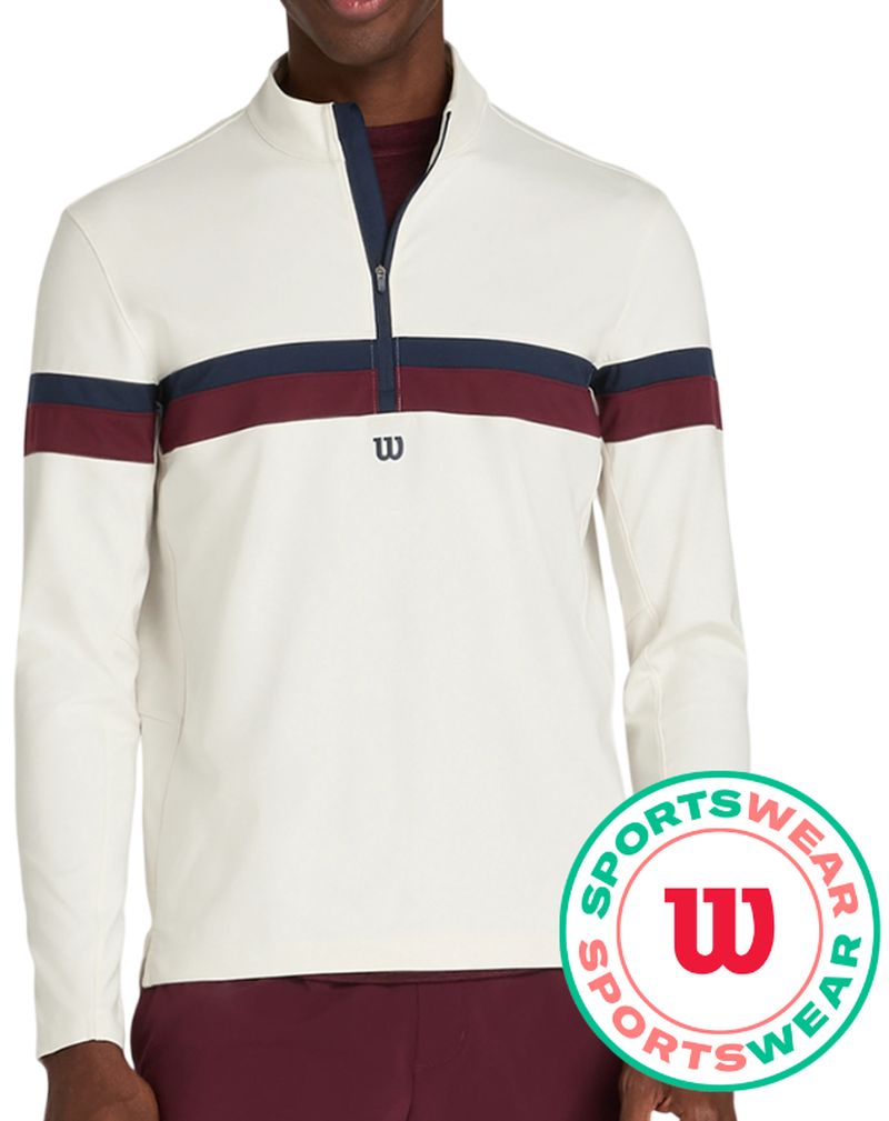 Wilson Elevate Performance Half-Zip Longsleeve - sandrift 