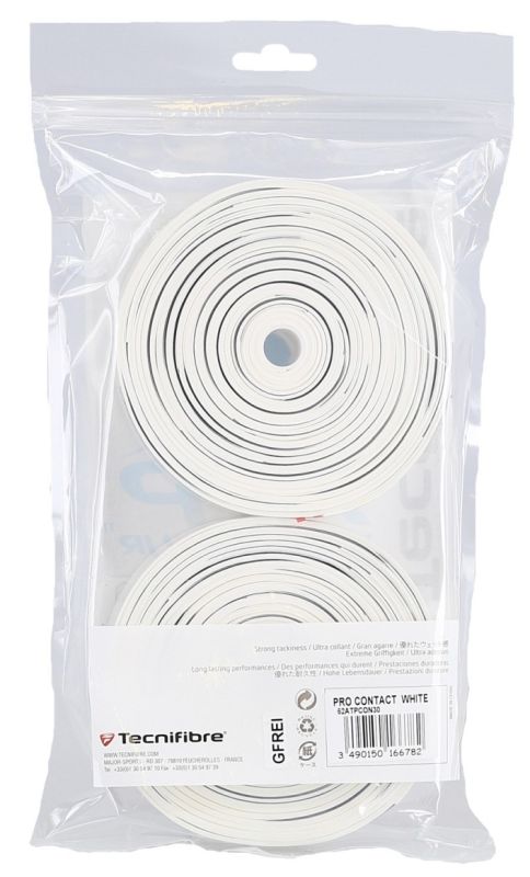 Tecnifibre Pro Contact 30P New - white