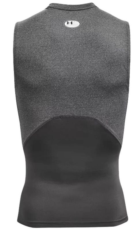 Under Armour HeatGear Armour Comp Sleeveles M - carbon heather/black
