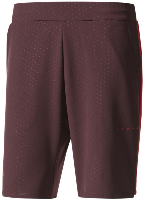 Adidas Barricade Woven Short - dark burgundy/scarlet Adidas Barricade Woven Short - dark burgundy/scarlet